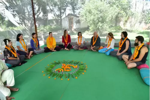 A Traditional School for Yoga in India